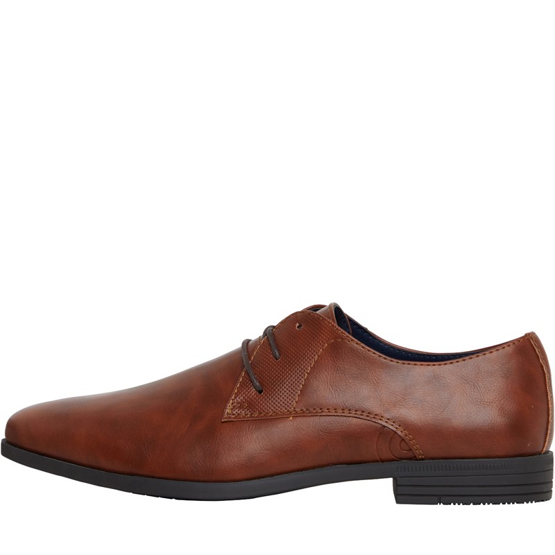 Mens Derek Derby Shoes Tan