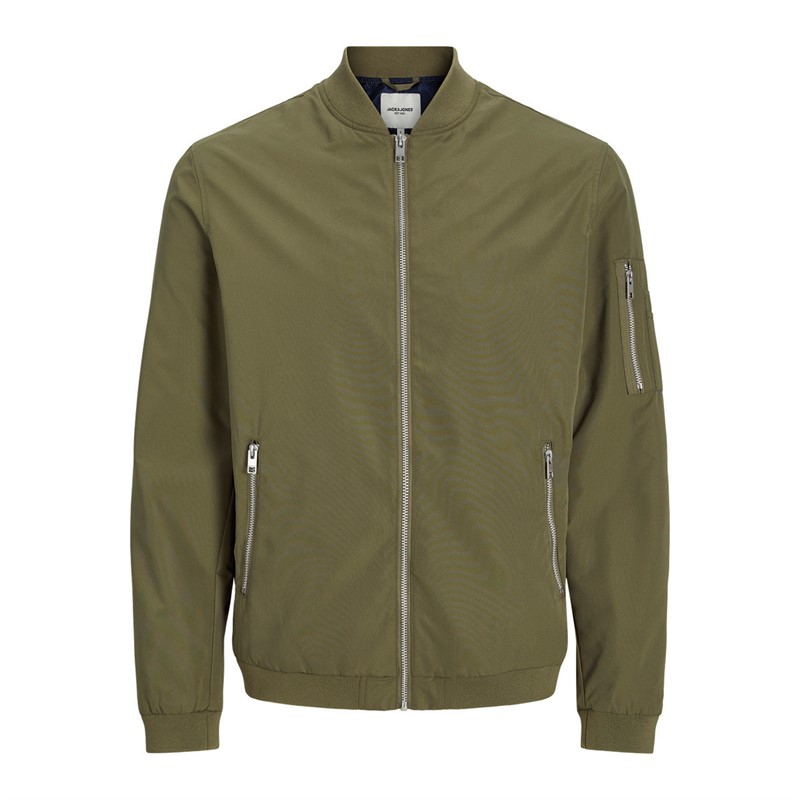 Mens Mash Bomber Dusky Green 1 Mens Mash Bomber Dusky Green