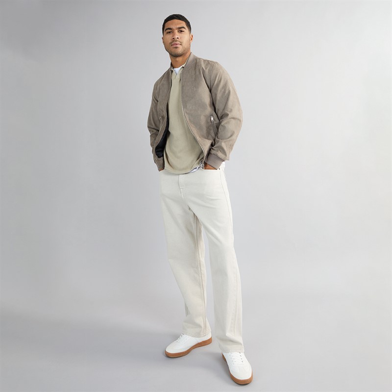 Mens Tano Faux Suede Bomber Falcon 4 Mens Tano Faux Suede Bomber Falcon