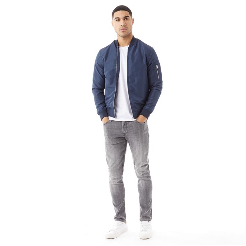 Mens Mash Bomber Jacket Navy Blazer 3 Mens Mash Bomber Jacket Navy Blazer