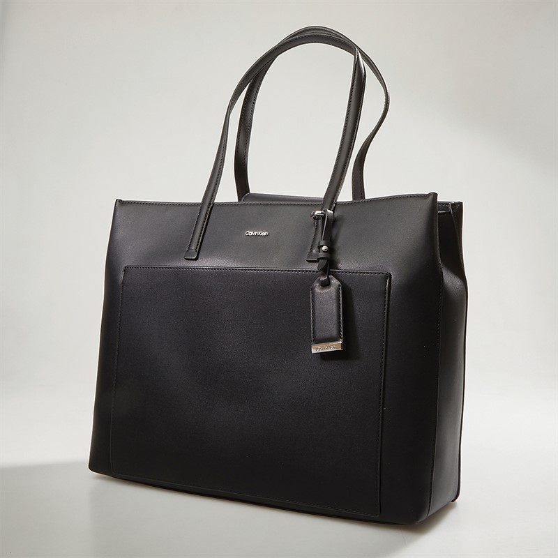 Womens Medium Shopper Ck Black
