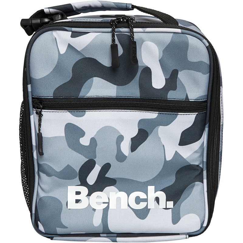 Kids Lunch Bag White/Black Camo