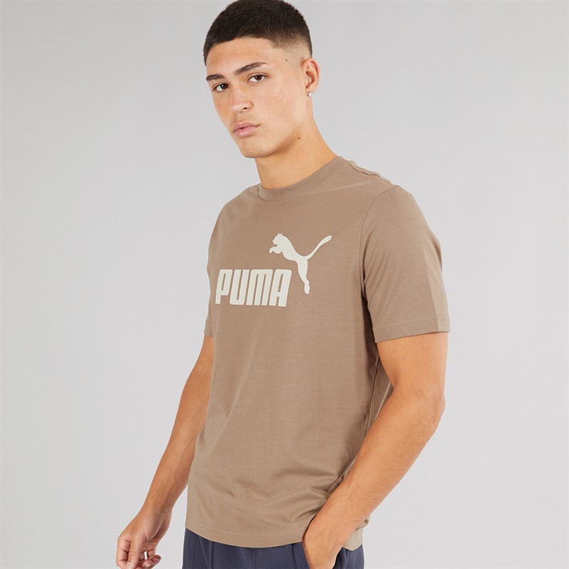 Mens Essentials No. 1 Logo T-Shirt Totally Taupe