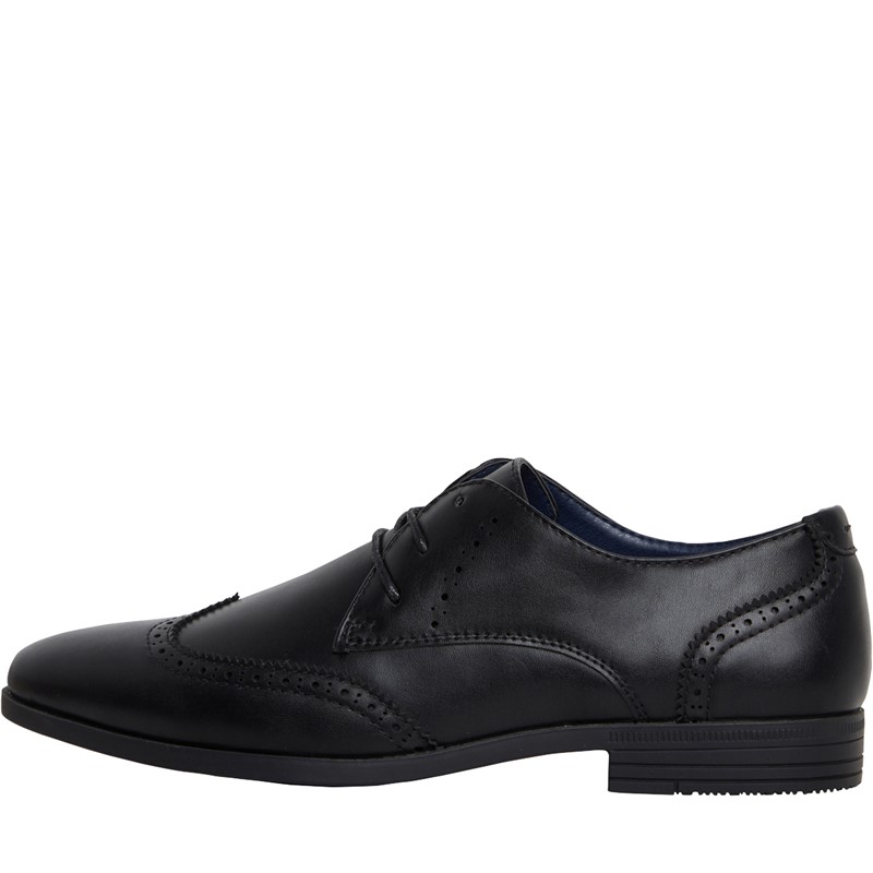 Mens Clive Brogue Shoes Black