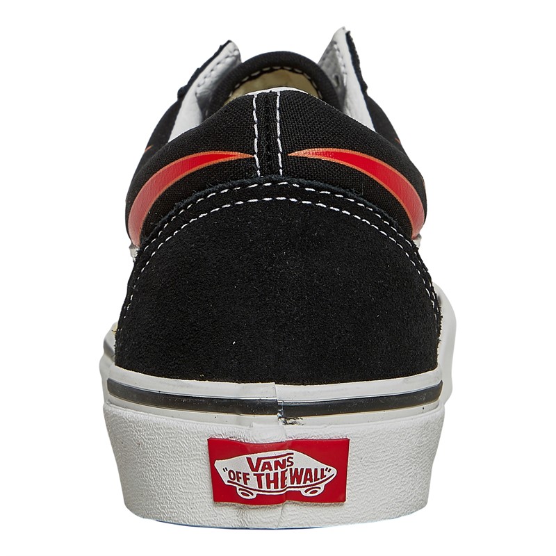 Old Skool Flames Trainers Black/Black/True White 3 Old Skool Flames Trainers Black/Black/True White