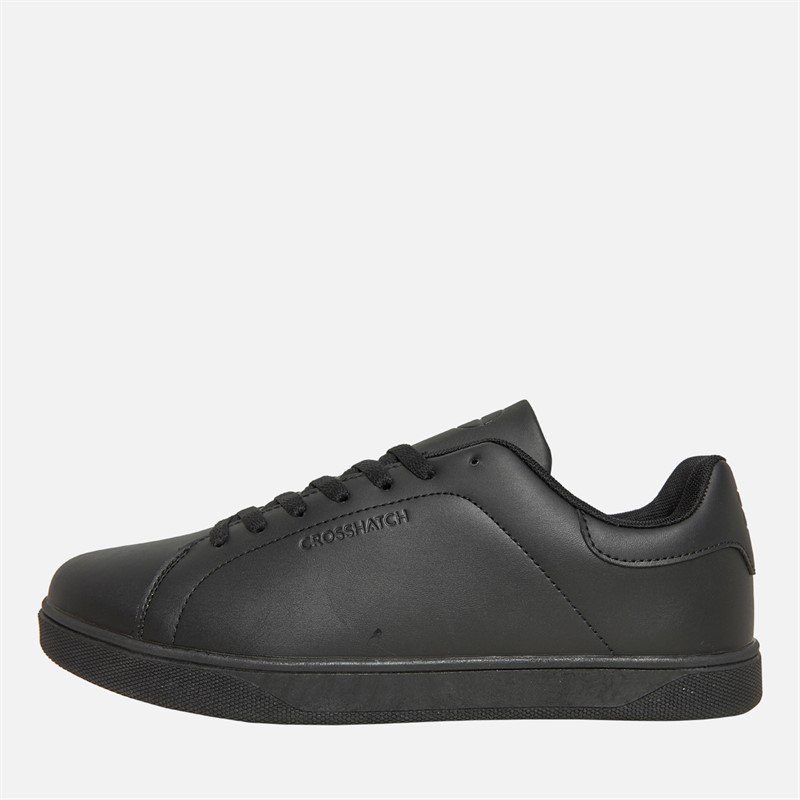 Mens Judas Trainers Black Mono