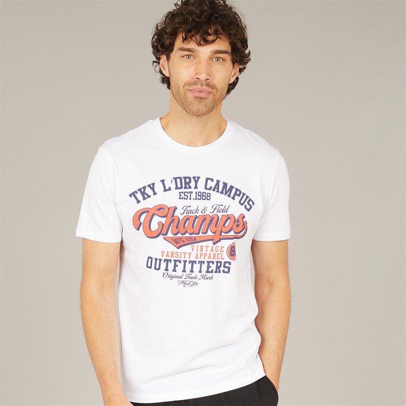 Mens Barkway T-Shirt Bright White