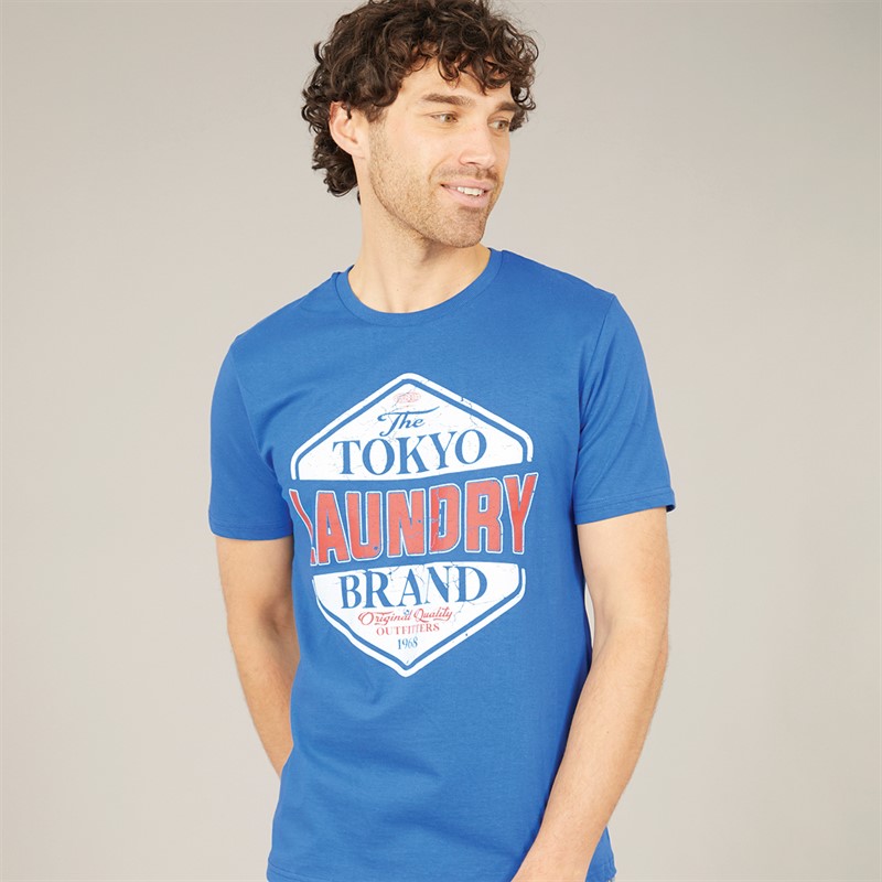 Mens Barton T-Shirt Blue