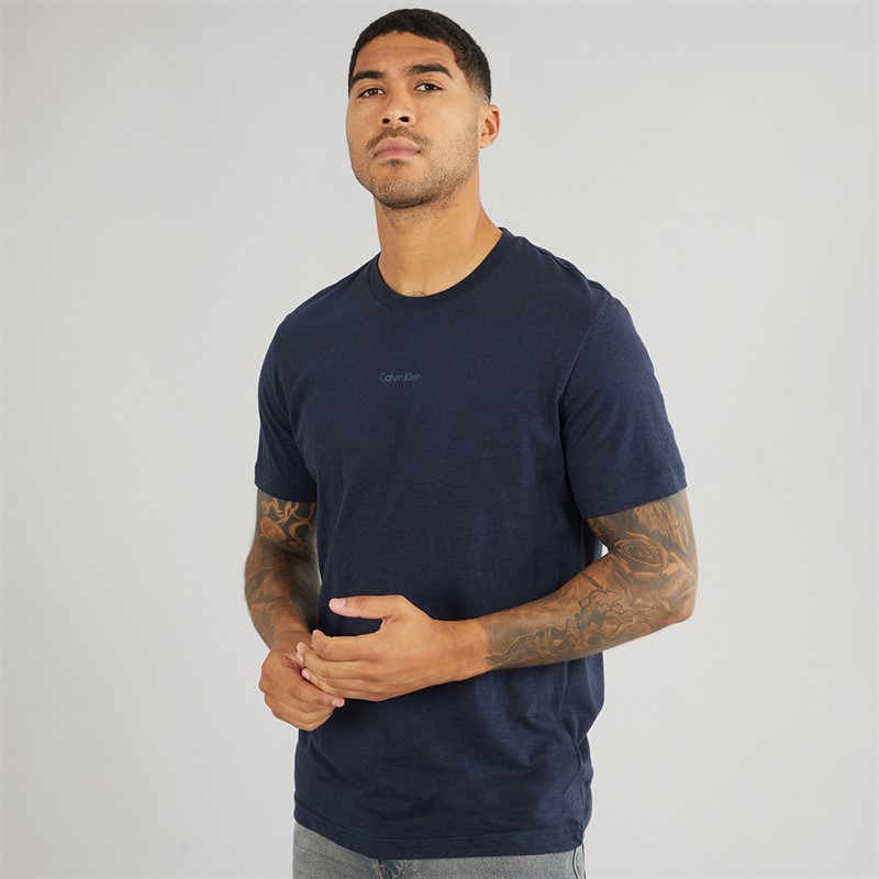 Mens Crew Neck T-Shirt Dark Sapphire