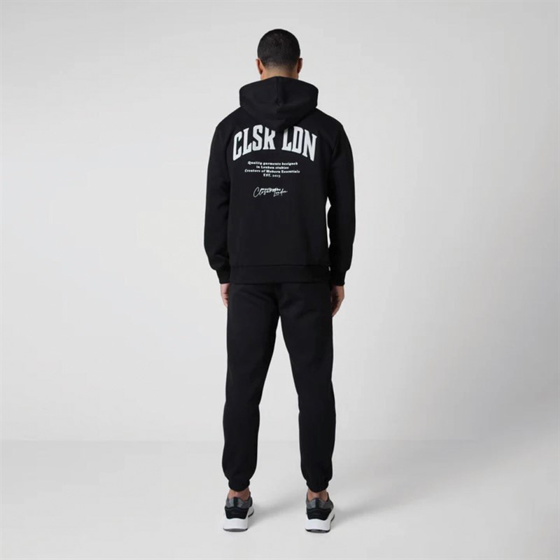 Mens Stacked Varsity Tracksuit Black 2 Mens Stacked Varsity Tracksuit Black