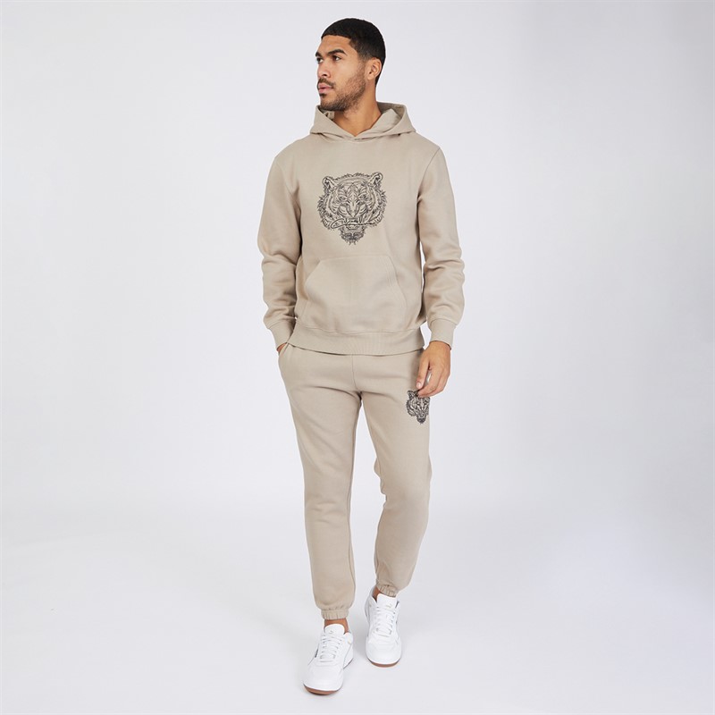 Mens Fury Tracksuit Greige/Black