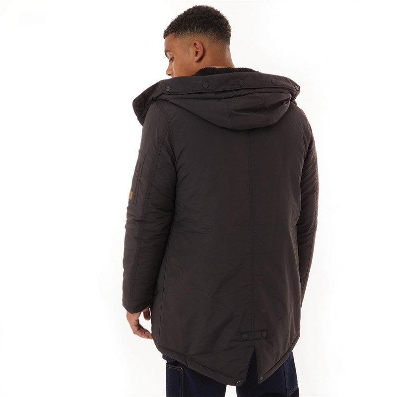 Mens Parka Jacket Black 2 Mens Parka Jacket Black