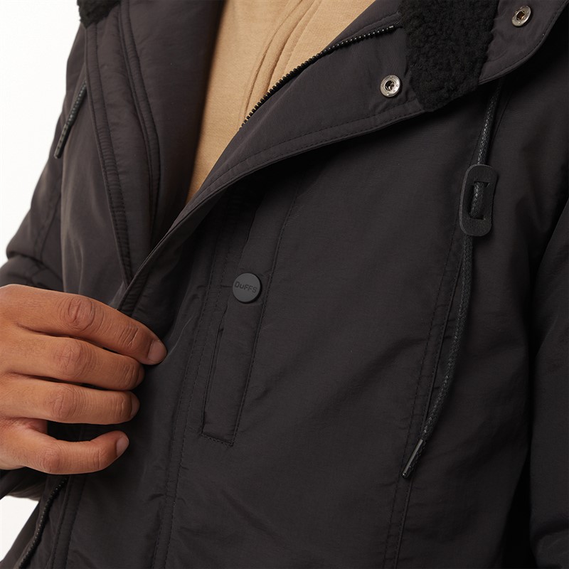 Mens Parka Jacket Black 5 Mens Parka Jacket Black