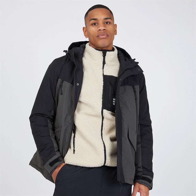 Mens Bodie Parka Grey/Black
