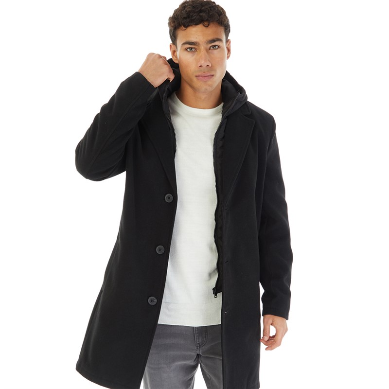 Mens Hughes Quilted Jacket Black