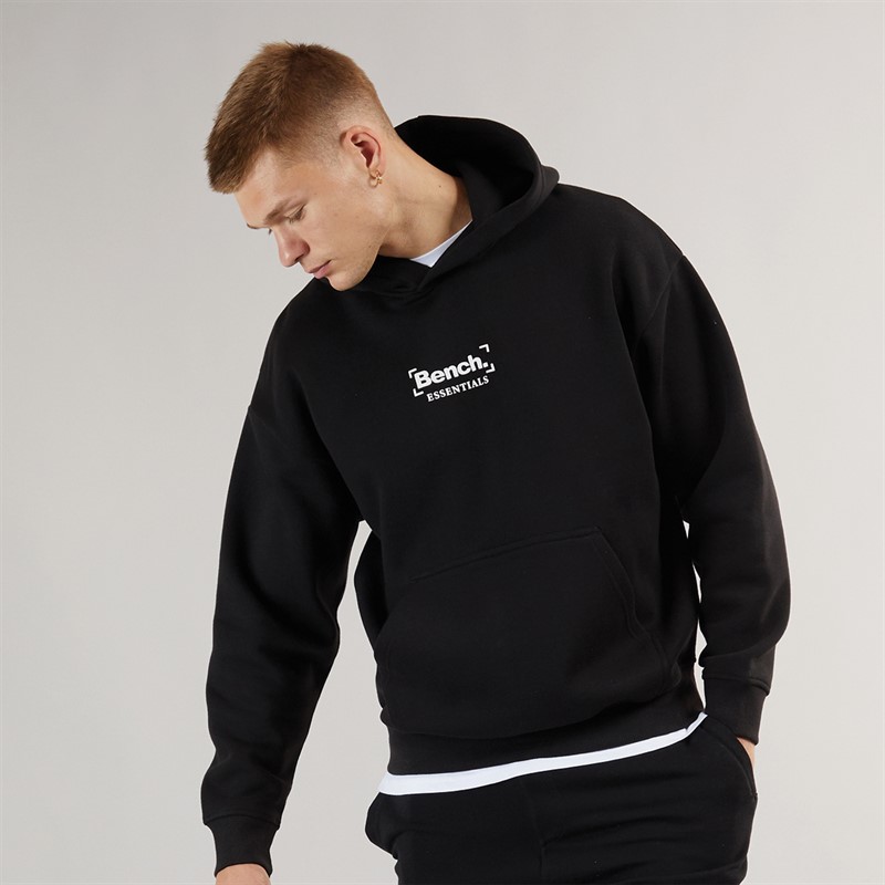 Mens Zedeti Oversized Hoodie Black 1 Mens Zedeti Oversized Hoodie Black