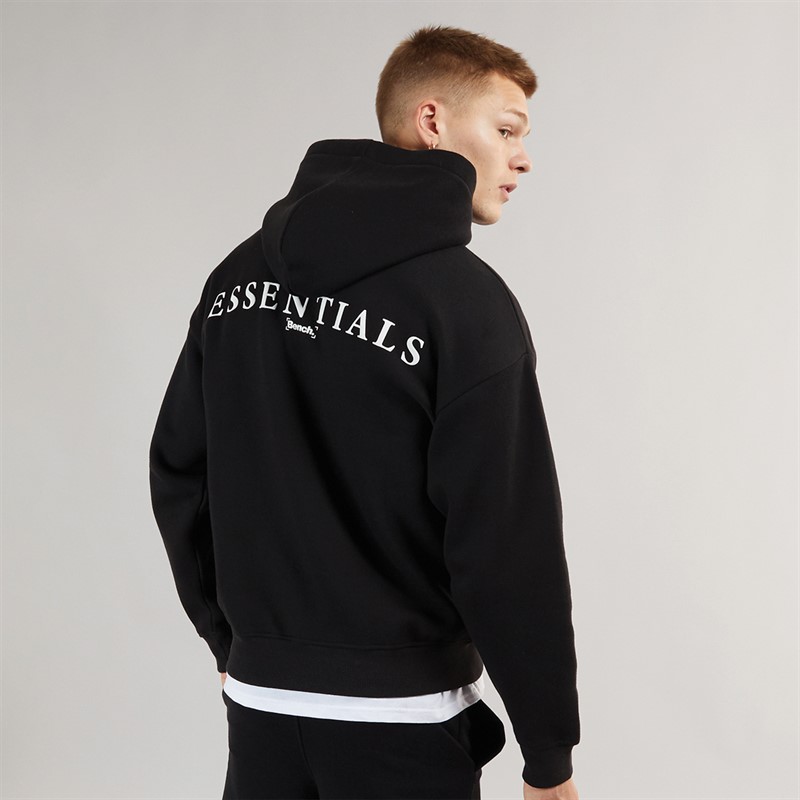 Mens Zedeti Oversized Hoodie Black 2 Mens Zedeti Oversized Hoodie Black