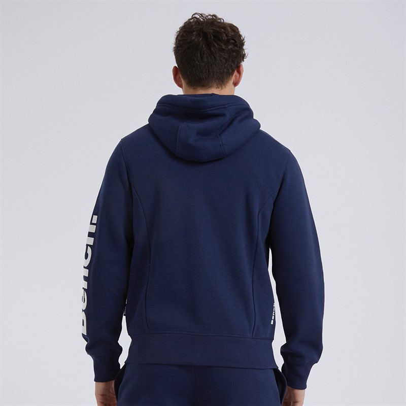 Mens Maslow 22 Zip Through Hoodie Navy 2 Mens Maslow 22 Zip Through Hoodie Navy