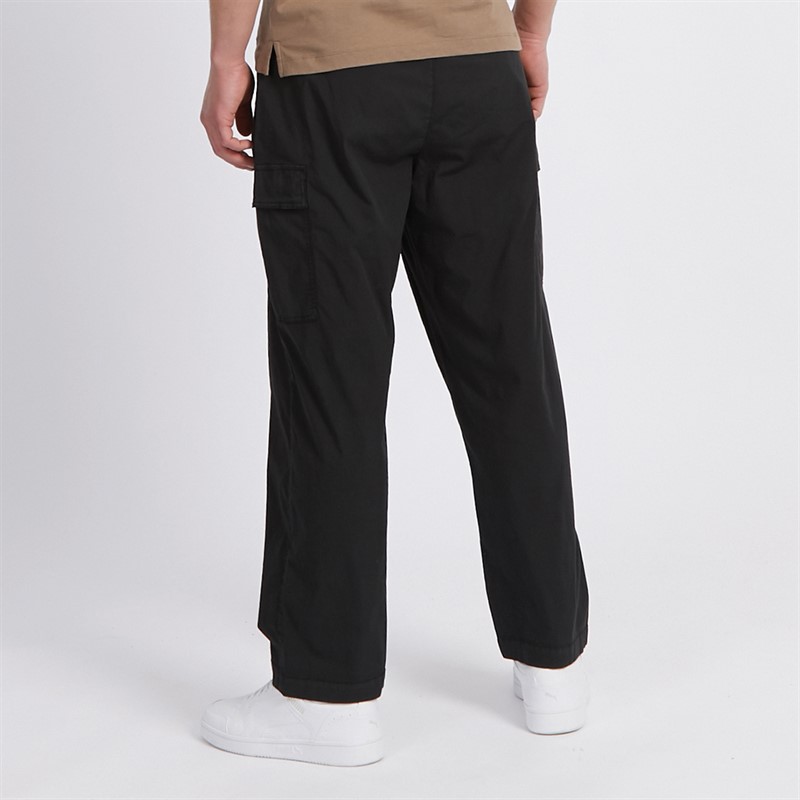 Mens Cero Redondo Wide Leg Cargo Pants Black 2 Mens Cero Redondo Wide Leg Cargo Pants Black