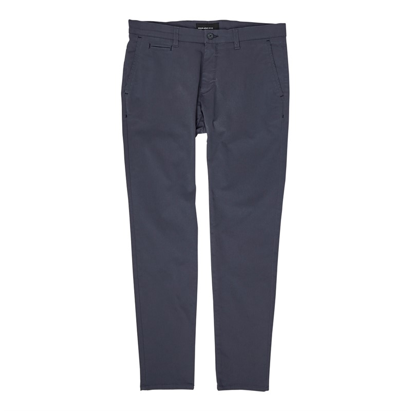 Mens X-Slim Leg Cotton Stretch Chinos Airforce Blue