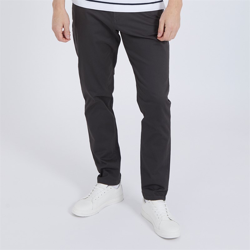 Mens Slim Fit Chinos Charcoal