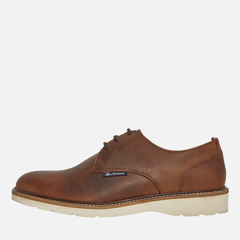 Mens Hampton Derby Shoes Brown 1 Mens Hampton Derby Shoes Brown