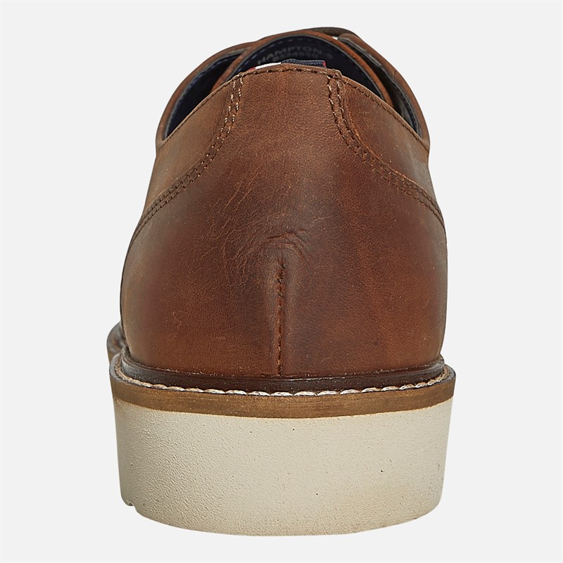 Mens Hampton Derby Shoes Brown 3 Mens Hampton Derby Shoes Brown