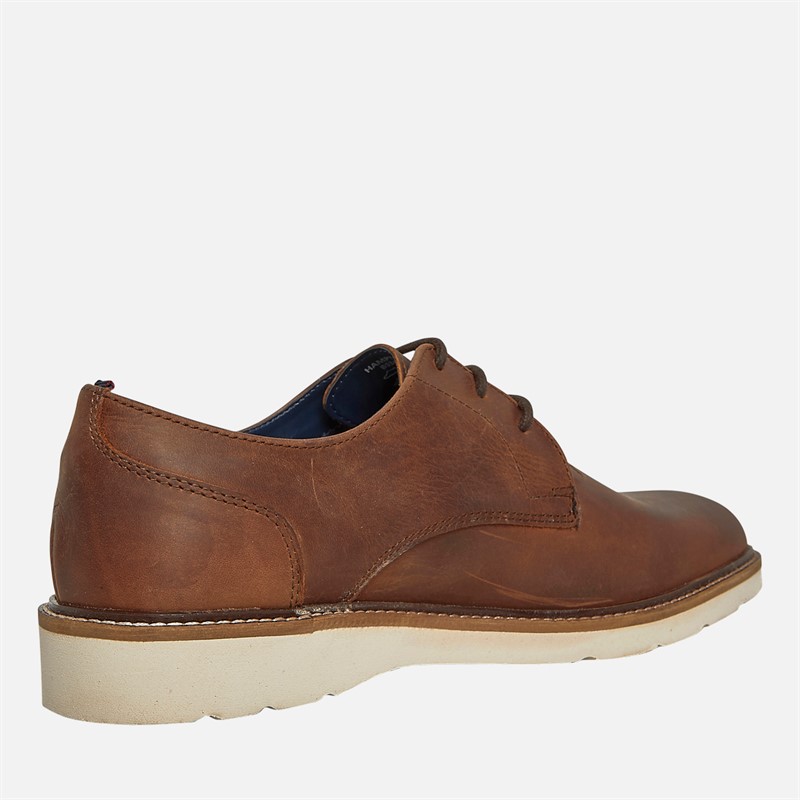 Mens Hampton Derby Shoes Brown 5 Mens Hampton Derby Shoes Brown