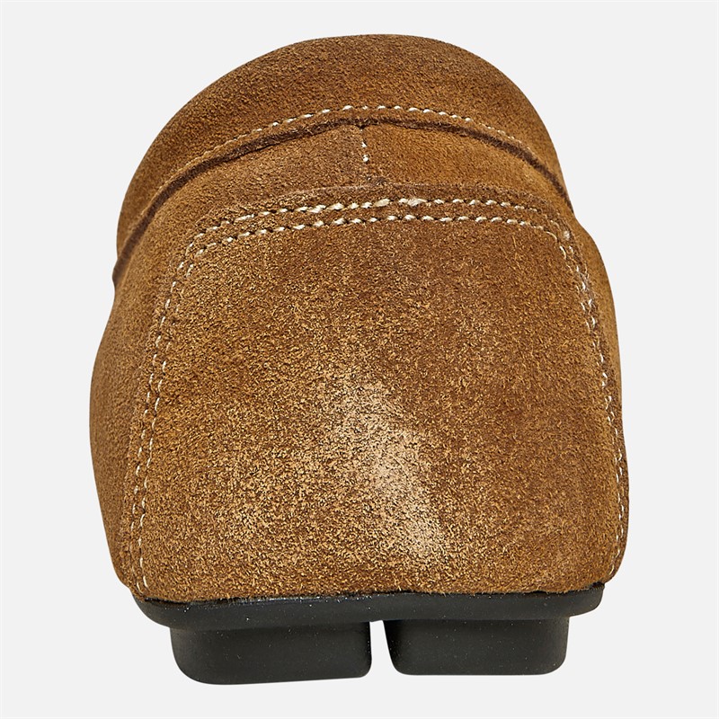 Mens Suede Driving Loafers Tan 3 Mens Suede Driving Loafers Tan