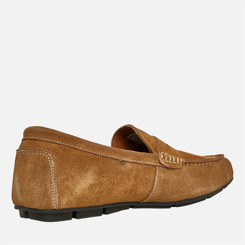 Mens Suede Driving Loafers Tan 5 Mens Suede Driving Loafers Tan