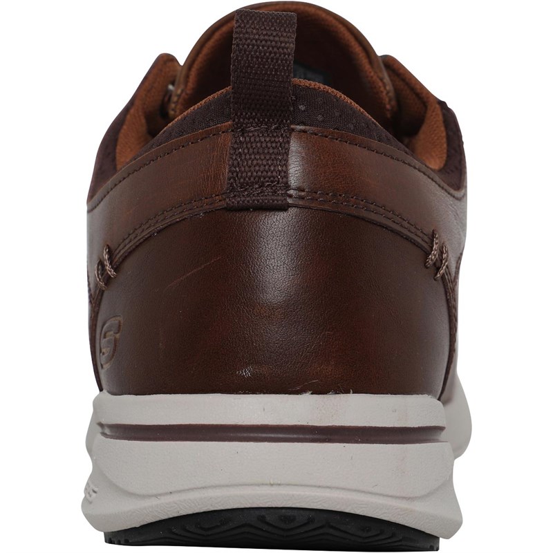 Mens Elent Leven Leather Lace Up Shoes Brown 3 Mens Elent Leven Leather Lace Up Shoes Brown