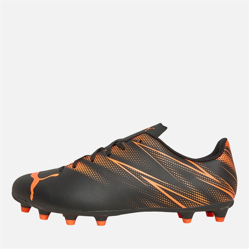 Mens Attacanto FG/AG Firm/Artificial Ground Football Boots Black/Glowing Red