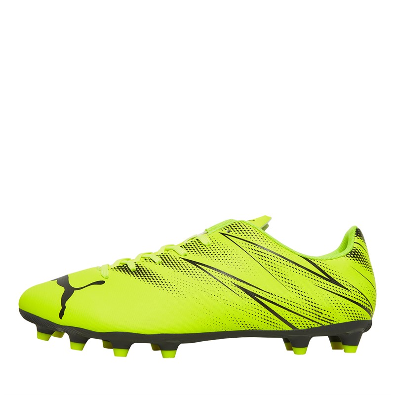 Mens Attacanto FG/AG Firm/Artificial Ground Football Boots Electric Lime/ Black