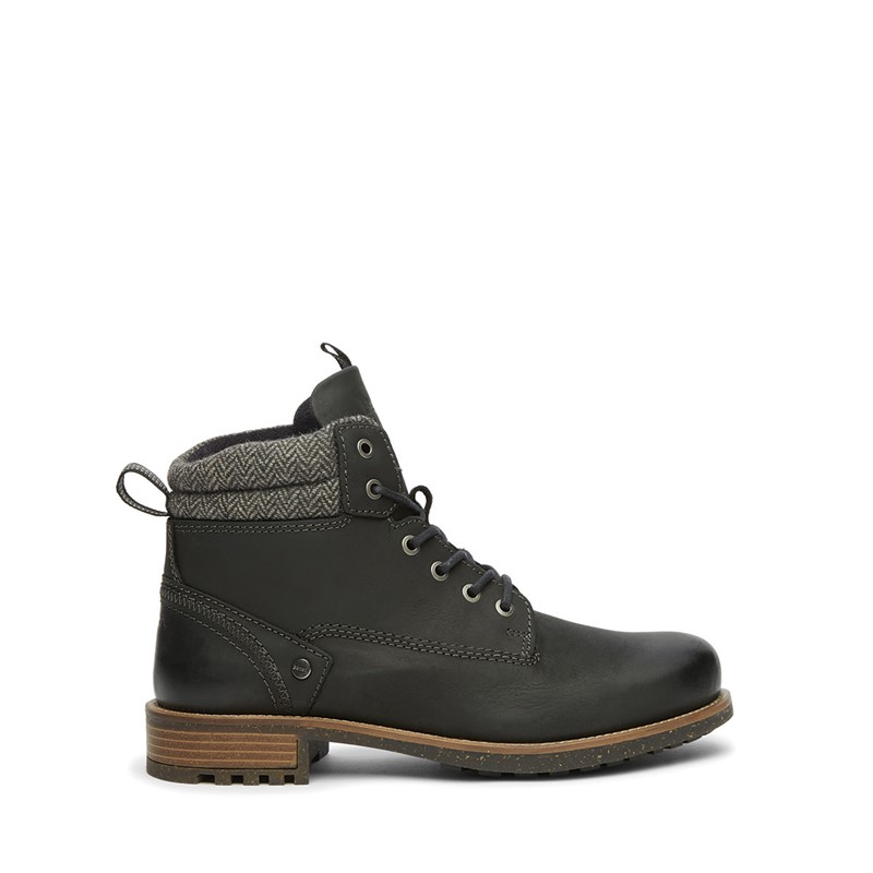 Mens Lever Boots Black