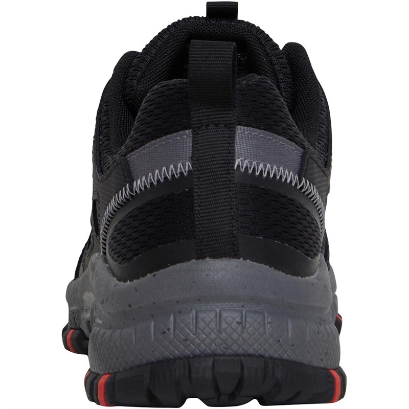 Mens Hillcrest Vast Adventure Trail Walking Shoes Black/Charcoal 3 Mens Hillcrest Vast Adventure Trail Walking Shoes Black/Charcoal