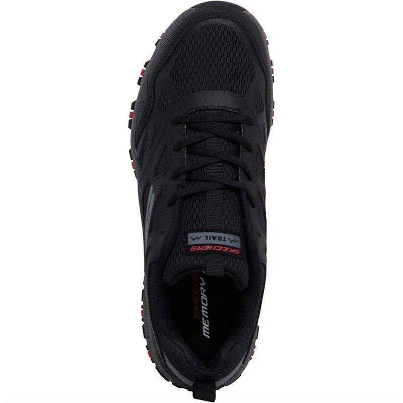 Mens Hillcrest Vast Adventure Trail Walking Shoes Black/Charcoal 4 Mens Hillcrest Vast Adventure Trail Walking Shoes Black/Charcoal