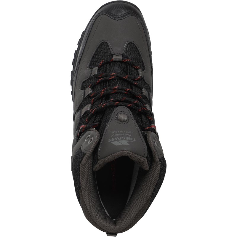 Mens Finley Mid Waterproof Hiking Boots Coffee/Rust 4 Mens Finley Mid Waterproof Hiking Boots Coffee/Rust