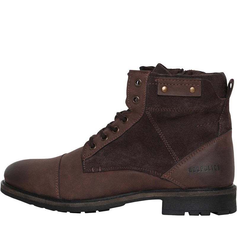 Mens Case Boots Brown