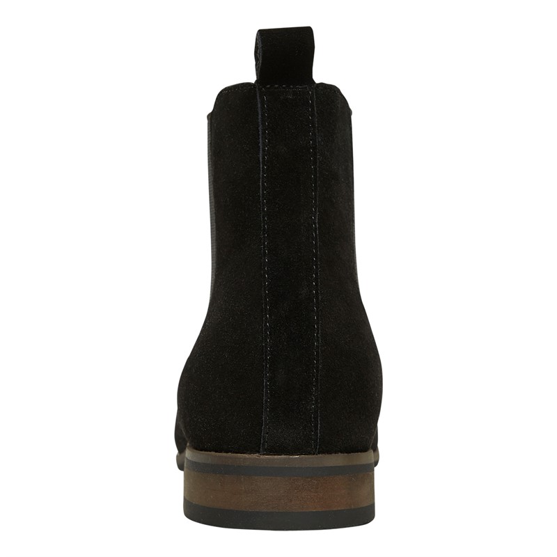 Mens Suede Chelsea Boots Black 3 Mens Suede Chelsea Boots Black