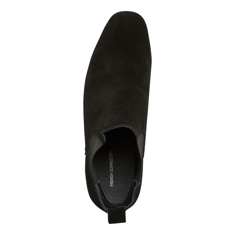 Mens Suede Chelsea Boots Black 4 Mens Suede Chelsea Boots Black