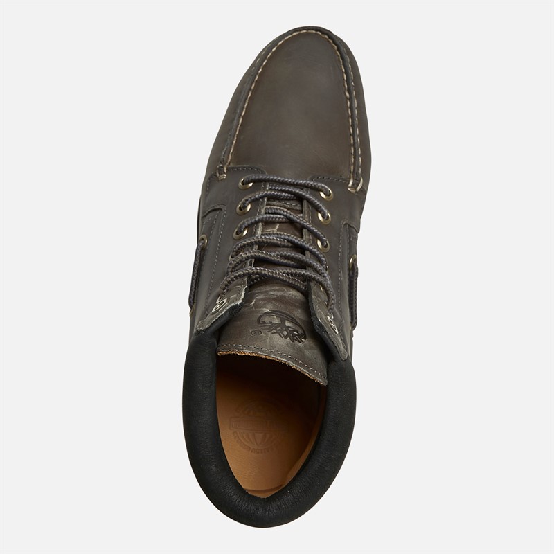 Mens Authentic Mid Lace Boots Medium Grey Full Grain 4 Mens Authentic Mid Lace Boots Medium Grey Full Grain