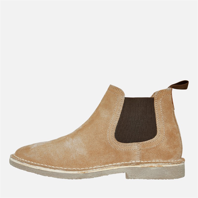 Mens Shaun Chelsea Boots Sand