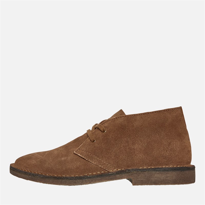 Mens Sinclair Desert Boots Cognac