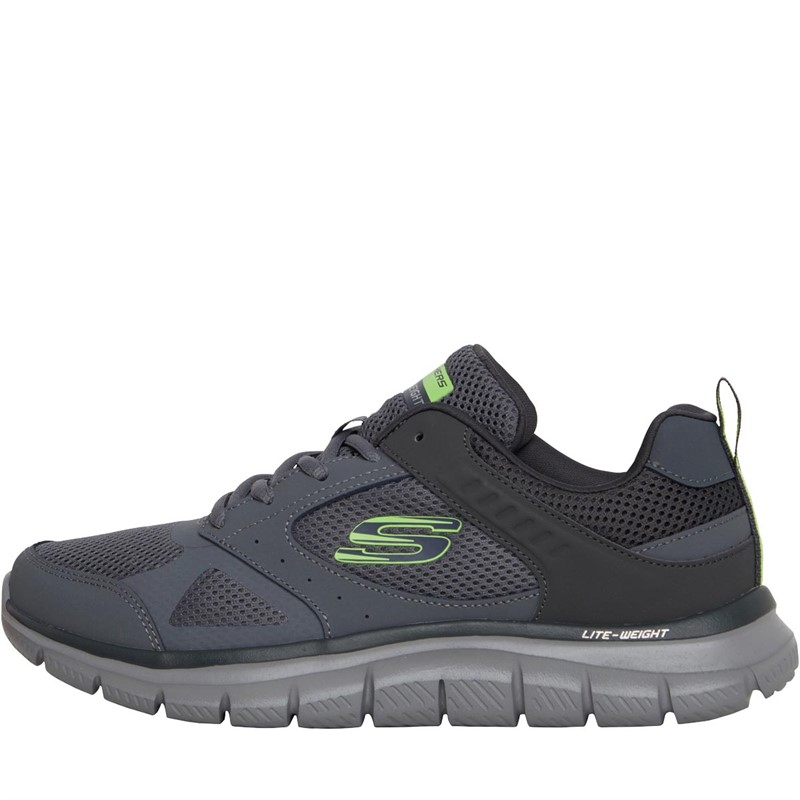 Mens Track Syntac Trainers Charcoal