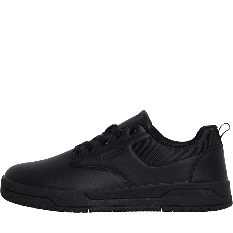 Mens Psyche Trainers Black 1 Mens Psyche Trainers Black