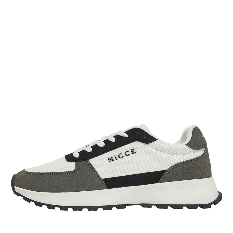 Mens Dalston Trainers White/Grey