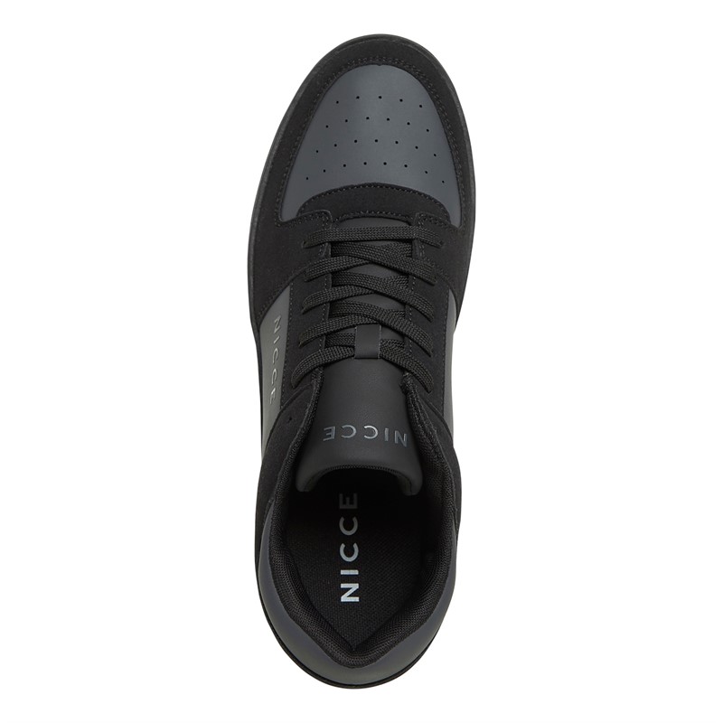 Mens Covent Trainers Black/Grey 4 Mens Covent Trainers Black/Grey