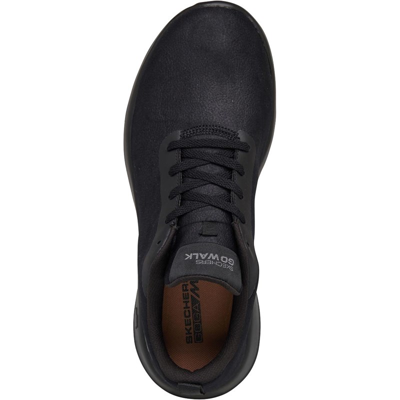Mens GOwalk Max Impact Trainers Black/Black 4 Mens GOwalk Max Impact Trainers Black/Black