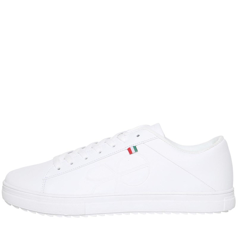 Mens Gleaton Trainers White