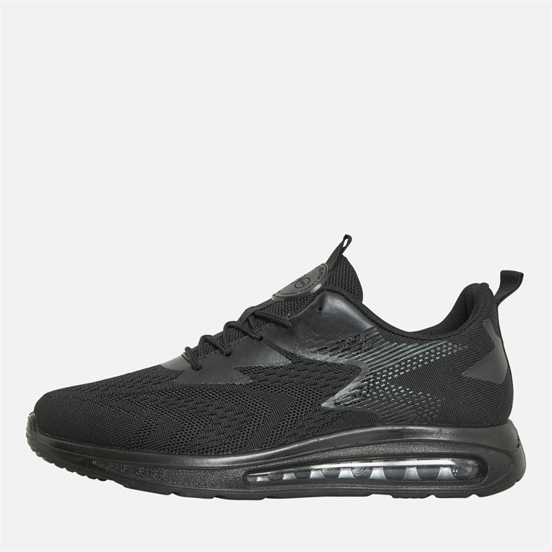 Mens Chiltern Trainers Black Mono